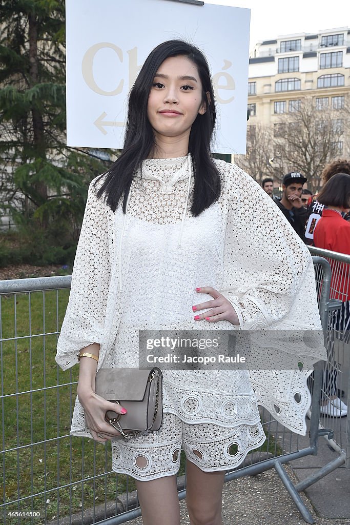 Celebrity Sightings On Day 6  Of Paris Fashion Week Fall Winter 2015/2016