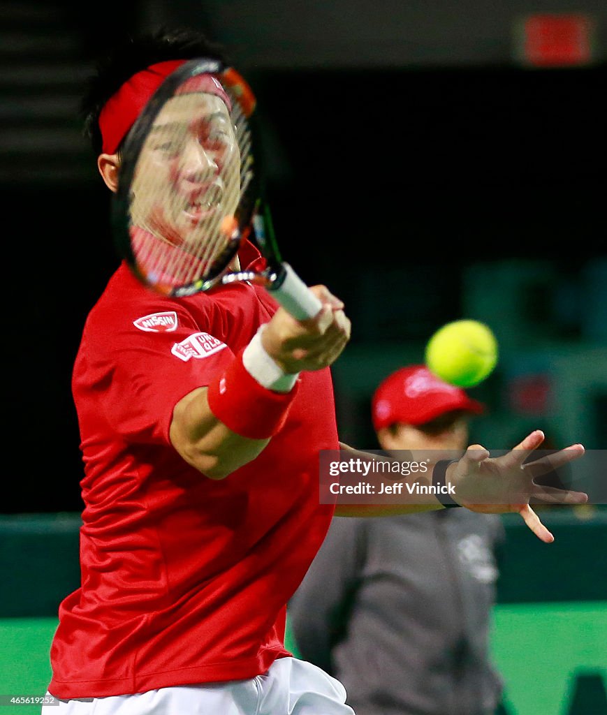 Davis Cup: Canada v Japan Day - 3