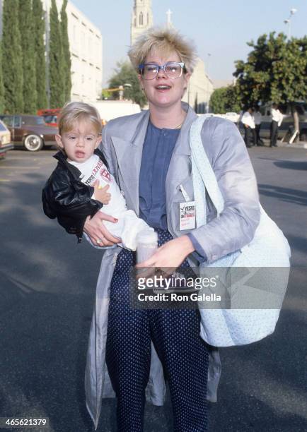 Actress Melanie Griffith and son Alexander Bauer attend "Vote Yes on Proposition 65!" Benefit to Support the Toxic Waste Initiative on September 26,...