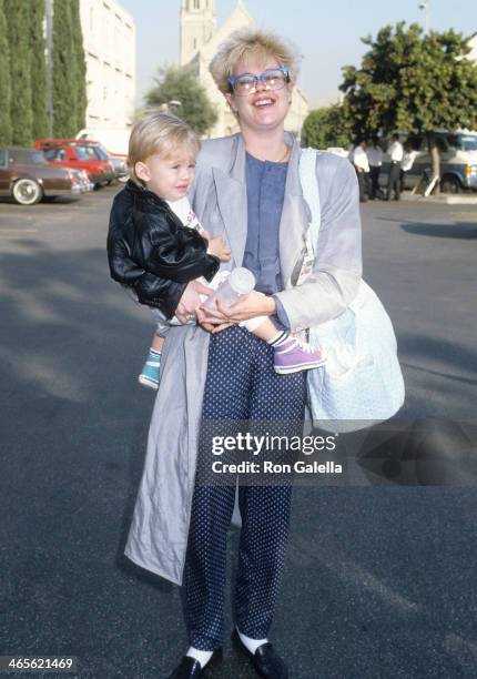 Actress Melanie Griffith and son Alexander Bauer attend "Vote Yes on Proposition 65!" Benefit to Support the Toxic Waste Initiative on September 26,...