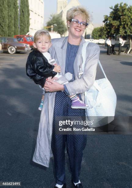 Actress Melanie Griffith and son Alexander Bauer attend "Vote Yes on Proposition 65!" Benefit to Support the Toxic Waste Initiative on September 26,...