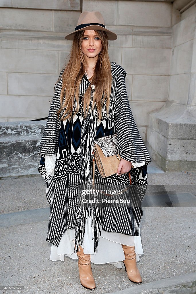 Celebrity Sightings On Day 6  Of Paris Fashion Week Fall Winter 2015/2016