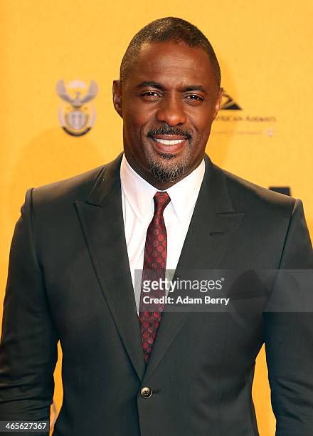 Idris Elba arrives for the premiere of the film 'Mandela: Long Walk to Freedom' at Zoo Palast on January 28, 2014 in Berlin, Germany.