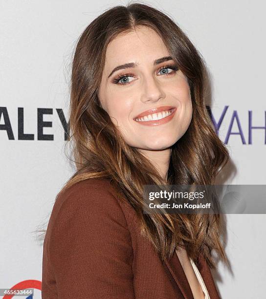 Actress Allison Williams arrives at The Paley Center For Media's 32nd Annual PALEYFEST LA - "Girls" at Dolby Theatre on March 8, 2015 in Hollywood,...