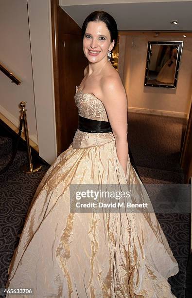 Olga Balakleets attends as the London Coliseum host the 10th Anniversary of the Russian Ballet Icons Gala after-party at The Savoy on March 8, 2015...