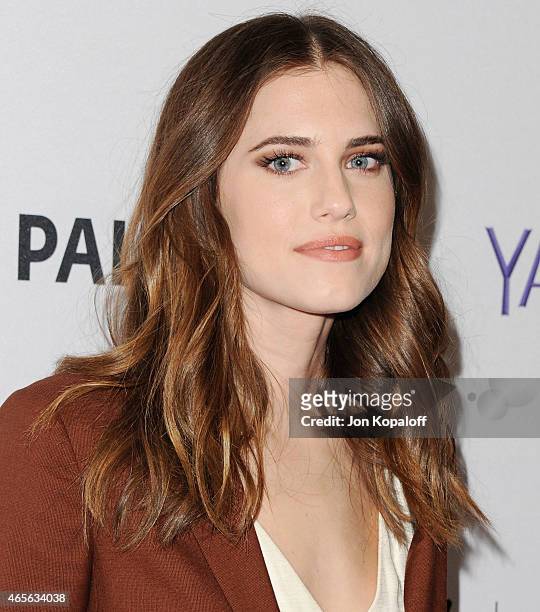 Actress Allison Williams arrives at The Paley Center For Media's 32nd Annual PALEYFEST LA - "Girls" at Dolby Theatre on March 8, 2015 in Hollywood,...