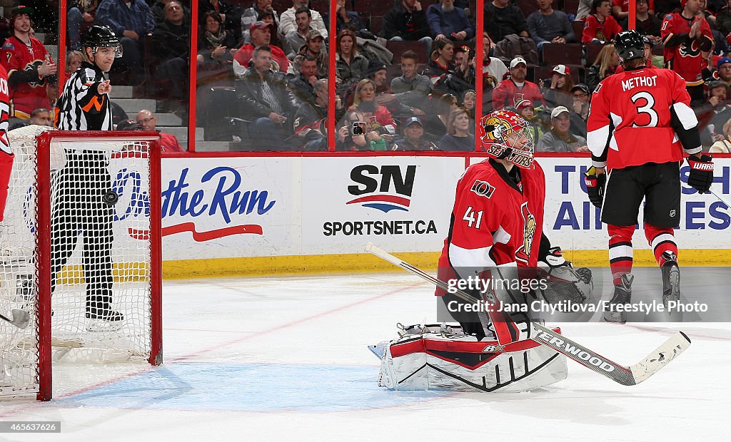 Calgary Flames v Ottawa Senators