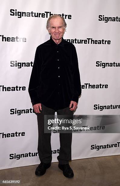 Actor Robert Hogan attends "The Liquid Plane" Opening Night Party at Signature Theatre Company's The Pershing Square Signature Center on March 8,...