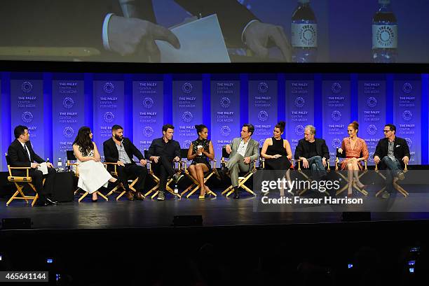 Comedian Jimmy Kimmel, actors Katie Lowes, Guillermo Diaz, Scott Foley, Kerry Washington, Tony Goldwyn, Bellamy Young, Jeff Perry, Darby Stanchfield...