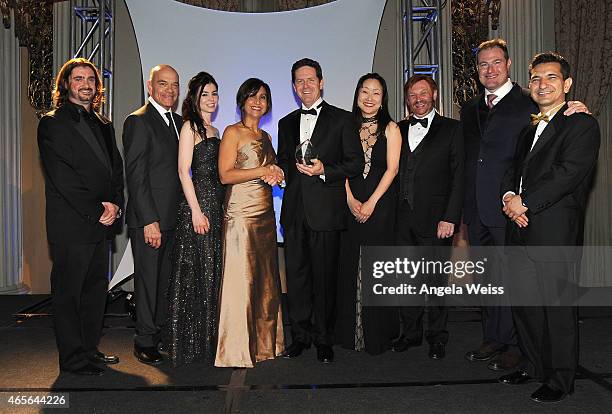 Dr.Harry Kloor, Member of the Gala Committee-Chemist and Physicis, producer Robert Picardo, Rayna Napali, Drs. Shouleh Nikzad, NASA/JPL-physicist...