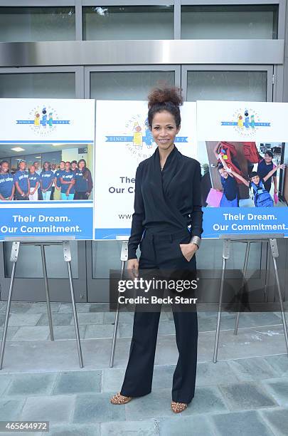 Actress Sherri Saum attends the I Have A Dream Foundation Los Angeles Annual Dreamer Dinner at Skirball Cultural Center on March 8, 2015 in Los...