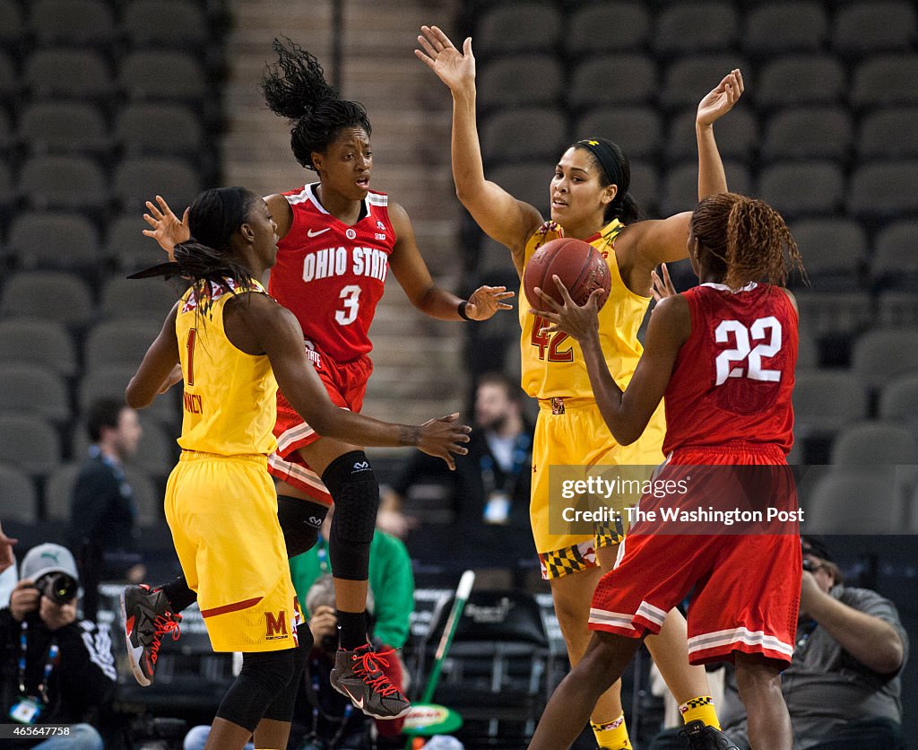 Maryland Terrapins vs Ohio State in the finals of the Big Ten Women's Tournament