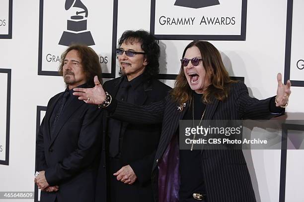 Black Sabbath on the Red Carpet during THE 56TH ANNUAL GRAMMY AWARDS music industry's premier event takes place Sunday, Jan. 26 at STAPLES Center in...
