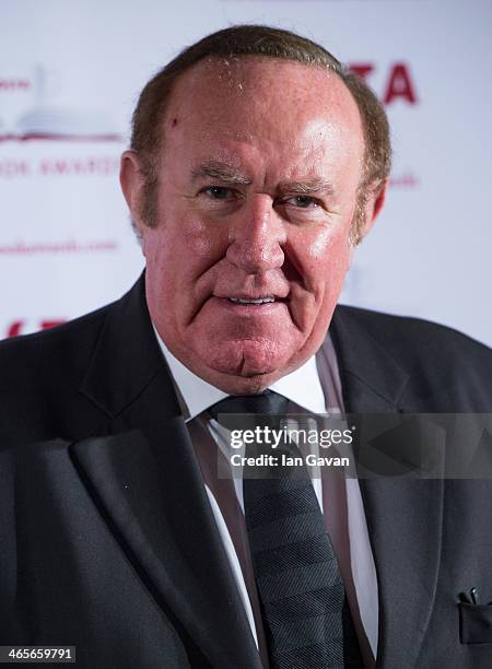 Andrew Neil attends the Costa Book of the Year awards at Quaglino's on January 28, 2014 in London, England.