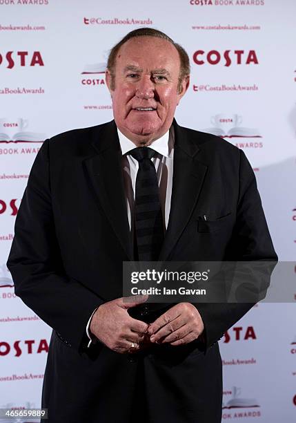 Andrew Neil attends the Costa Book of the Year awards at Quaglino's on January 28, 2014 in London, England.