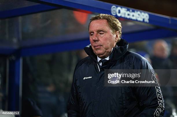 Manager Harry Redkanpp looks on during the Sky Bet Championship match between Queens Park Rangers and Bolton Wanderers at Loftus Road on January 28,...