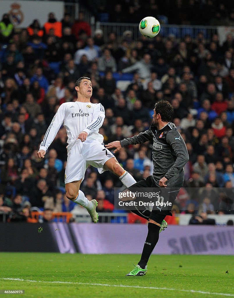 Real Madrid CF v RCD Espanyol Copa Del Rey Quarter Final Match