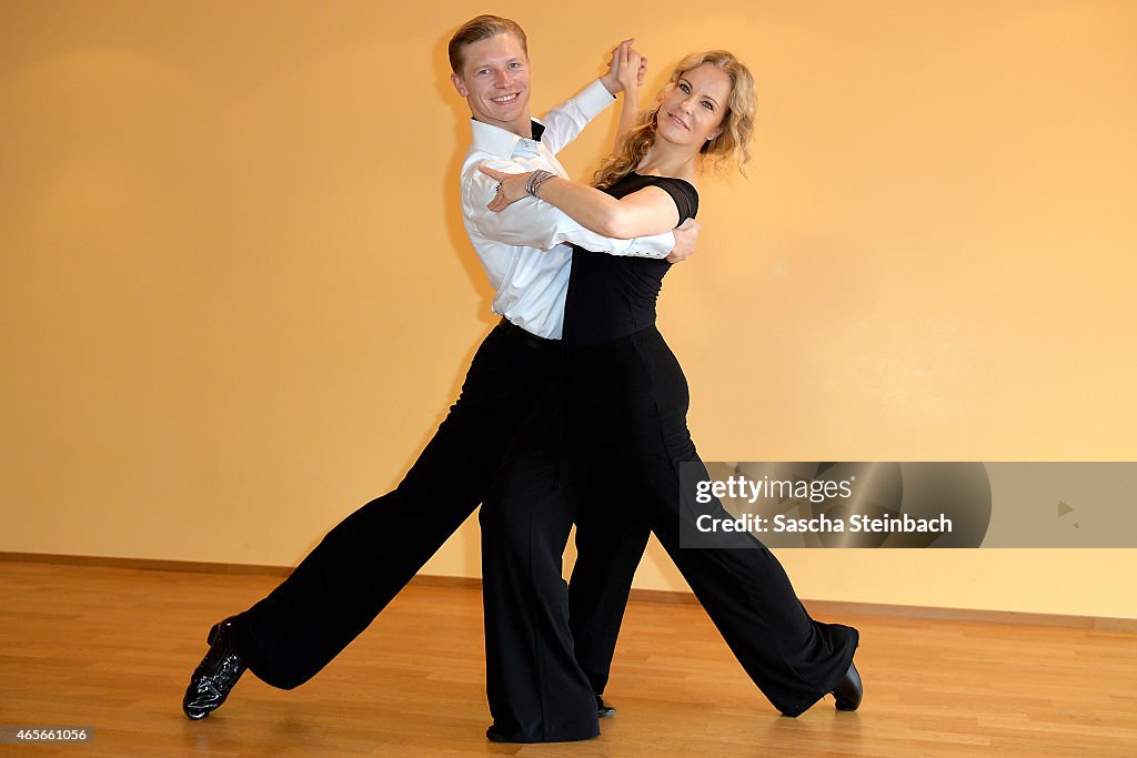 Katja Burkard Trains For 'Let's Dance'