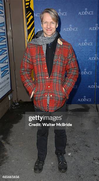 John Cameron Mitchell attends the Broadway Opening Night Performance of 'The Audience' at The Gerald Schoendeld Theatre on March 8, 2015 in New York...