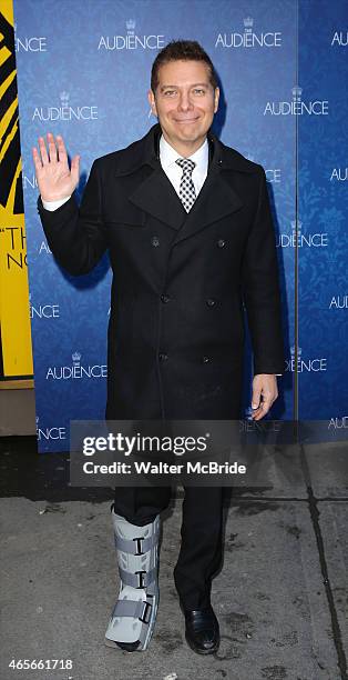 Michael Feinstein attends the Broadway Opening Night Performance of 'The Audience' at The Gerald Schoendeld Theatre on March 8, 2015 in New York City.