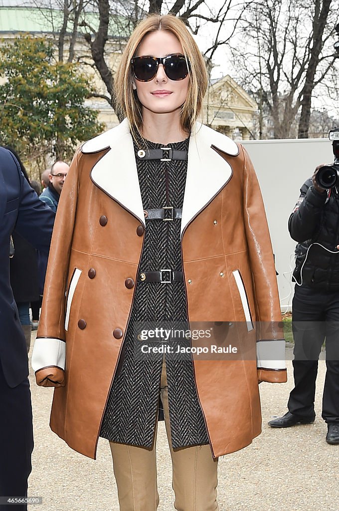 Celebrity Sightings On Day 7  Of Paris Fashion Week Fall Winter 2015/2016