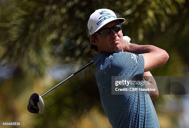 Will MacKenzie plays his shot form the second tee during the final round of the Puerto Rico Open presented by Banco Popular on March 8, 2015 in Rio...