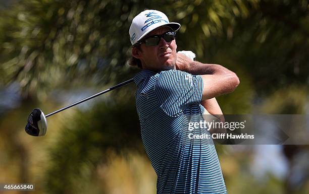 Will MacKenzie plays his shot form the second tee during the final round of the Puerto Rico Open presented by Banco Popular on March 8, 2015 in Rio...