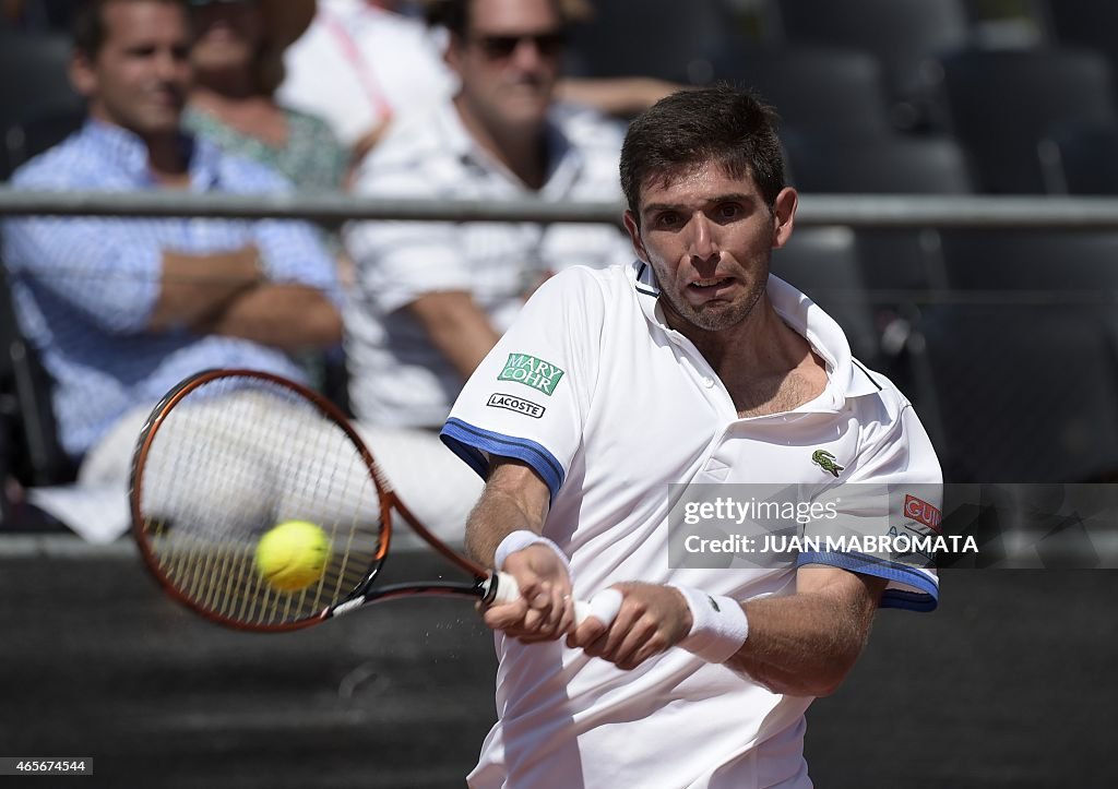 TENNIS-DAVIS-ARG-BRA-DELBONIS