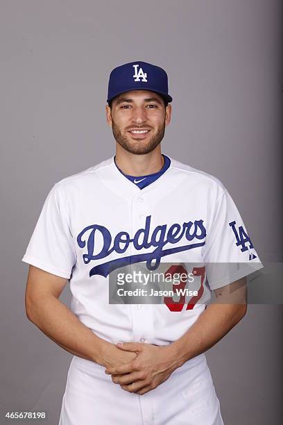 Brandon Beachy of the Los Angeles Dodgers poses during Photo Day on Saturday, February 28, 2015 at Camelback Ranch in Glendale, Arizona.