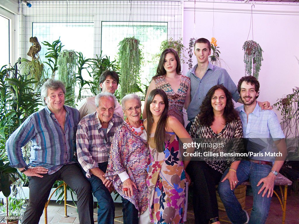 The Missoni Family, Paris Match Issue 3433, March 11, 2015