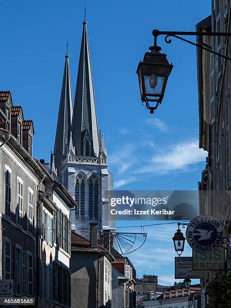 st martin church in neo gothic style in pau - pau france stock pictures, royalty-free photos & images