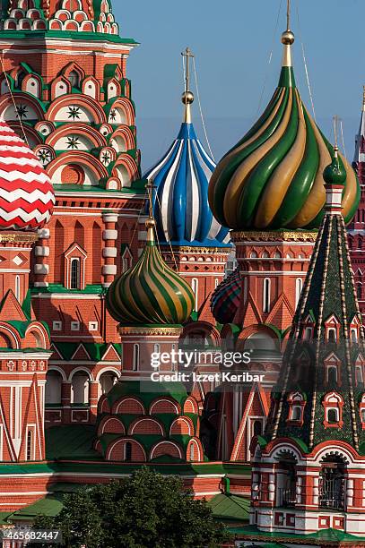 cathedral of saint basil the blessed in red square - orthodox saint basil day stock pictures, royalty-free photos & images