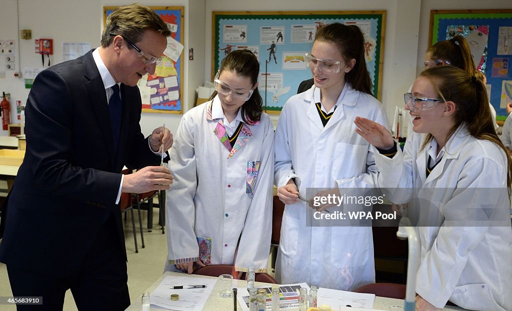 Prime Minister David Cameron Announces Free Schools Pledge