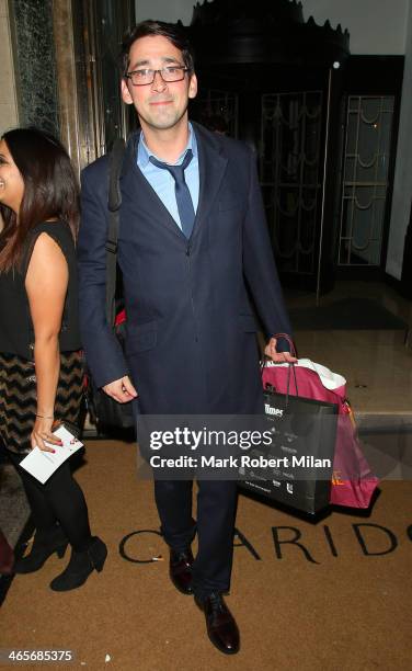 Colin Murray at Claridges hotel ballroom on January 28, 2014 in London, England.