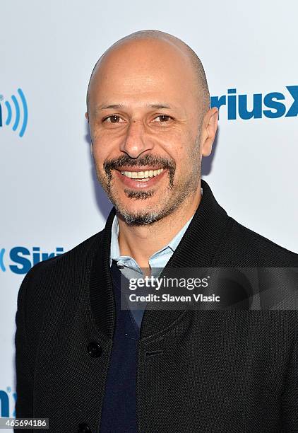 Comedian Maz Jobrani attends SiriusXM Studios on March 9, 2015 in New York City.