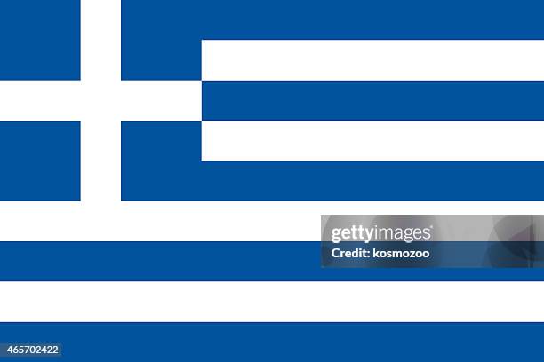 flag greece - the greek flag stock illustrations