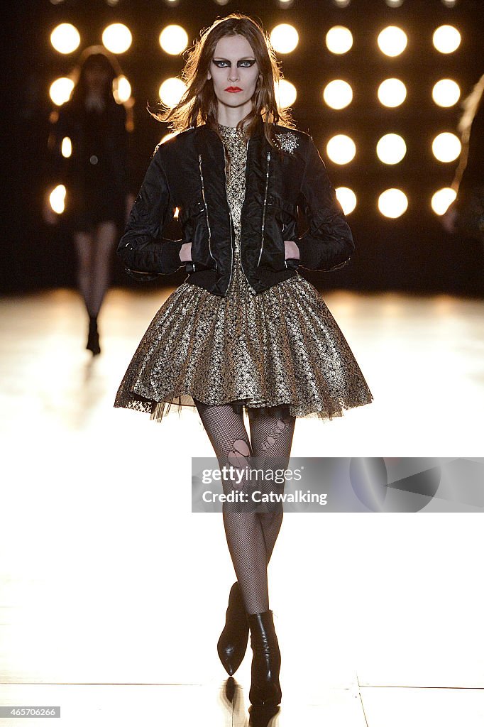 Saint Laurent - Runway RTW - Fall 2015 - Paris Fashion Week