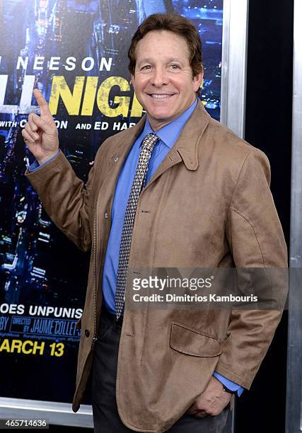 Actor Steve Guttenberg attends the "Run All Night" New York Premiere at AMC Lincoln Square Theater on March 9, 2015 in New York City.