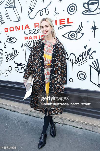 Elisabeth von Thurn und Taxis attends the Sonia Rykiel show as part of the Paris Fashion Week Womenswear Fall/Winter 2015/2016 on March 9, 2015 in...