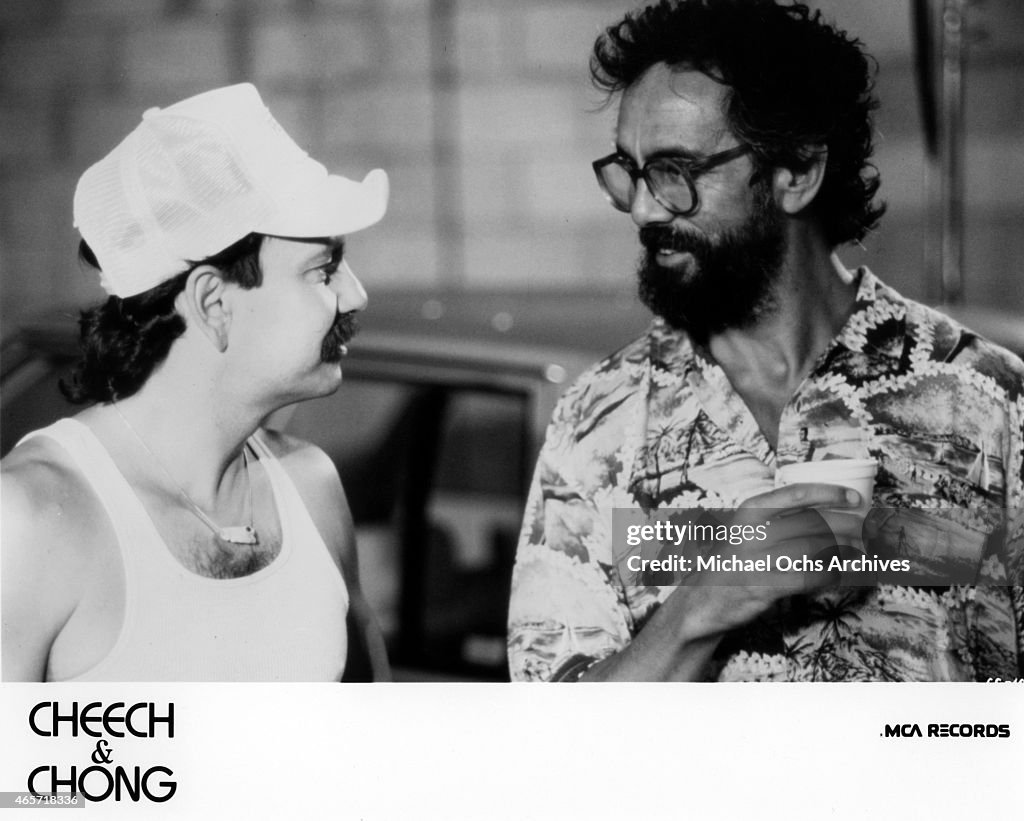 Cheech Show Comedians Tommy Chong and Cheech Marin of the comedy duo Cheech And ...