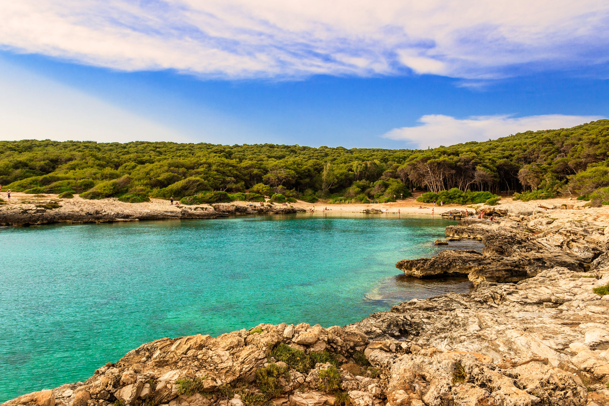 SUMMER.Salento coast: Bay Portoselvaggio. (Lecce.) - ITALY (Puglia) - SUMMER.Salento coast: Bay Portoselvaggio. (Lecce.) - ITALY (Puglia) -