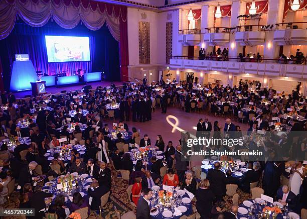 General view of atmosphere at the Jackie Robinson Foundation Awards Dinner at Waldorf Astoria Hotel on March 9, 2015 in New York City.