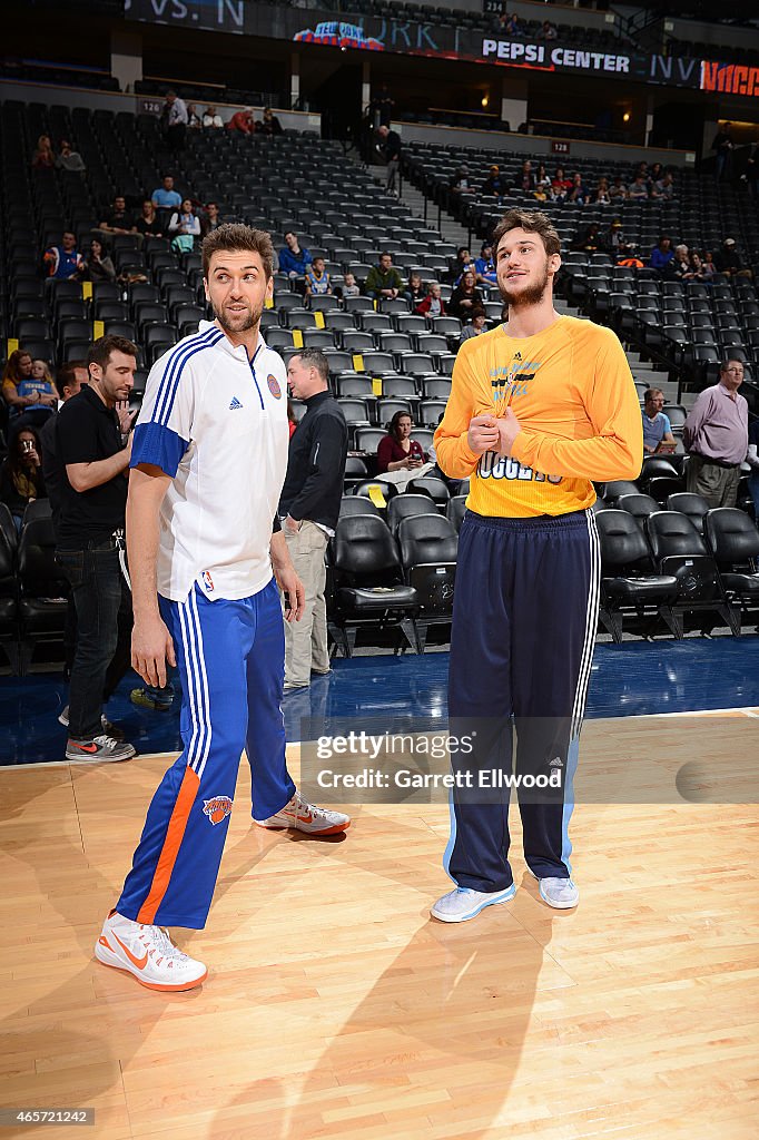 New York Knicks v Denver Nuggets