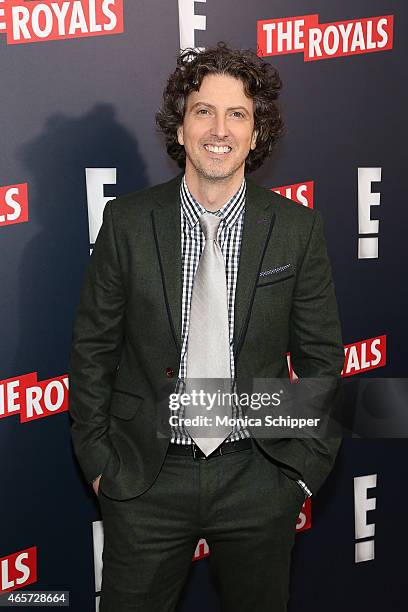 Writer, producer and director Mark Schwahn attends "The Royals" New York Series Premiere at The Standard Highline on March 9, 2015 in New York City.