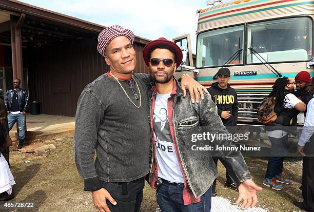 Executive Vice President and General Manager of CENTRIC Paxton Baker and Eric Benet attend the Centric Celebrates Selma event on March 8, 2015 in...