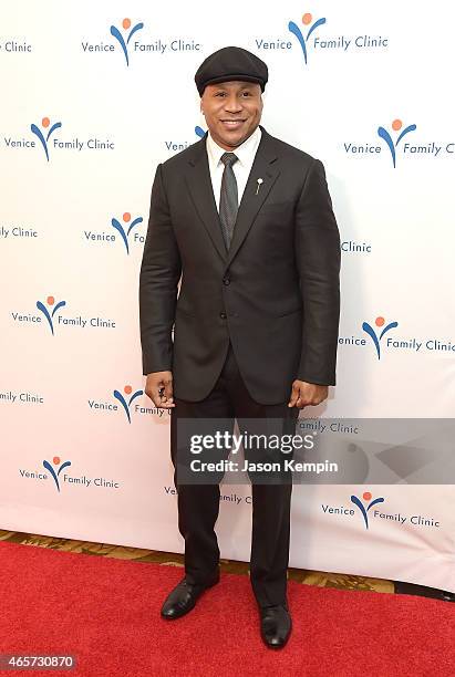 Cool J attends Venice Family Clinic's 33rd Annual Silver Circle Gala at the Beverly Wilshire Four Seasons Hotel on March 9, 2015 in Beverly Hills,...