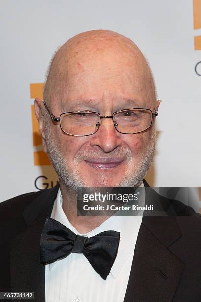 Cartoonist Jules Feiffer attends the Guild Hall's Academy of The Arts 2015 Lifetime Achievement Awards Dinner at Sotheby's on March 9, 2015 in New...