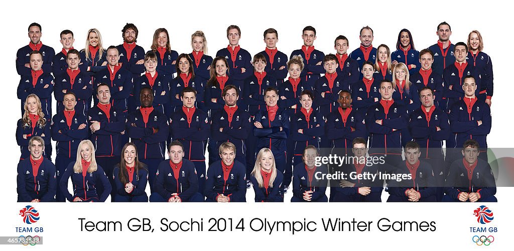 Team GB's Team For The Sochi 2014 Olympic Winter Games