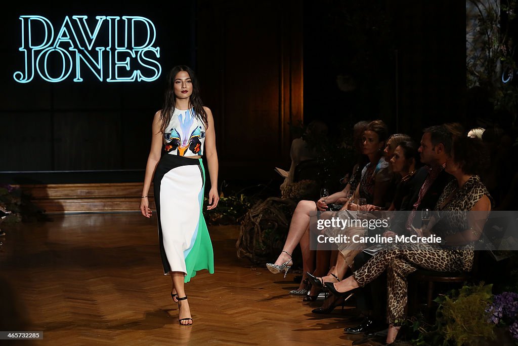 David Jones A/W 2014 Collection Launch - Runway