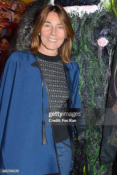 Alessandra Borghese attends the Purple & Thaddaeus Ropac Cocktail Party for Painter Bjarne Melgaard during Paris Fashion Week Womenswear Fall/Winter...